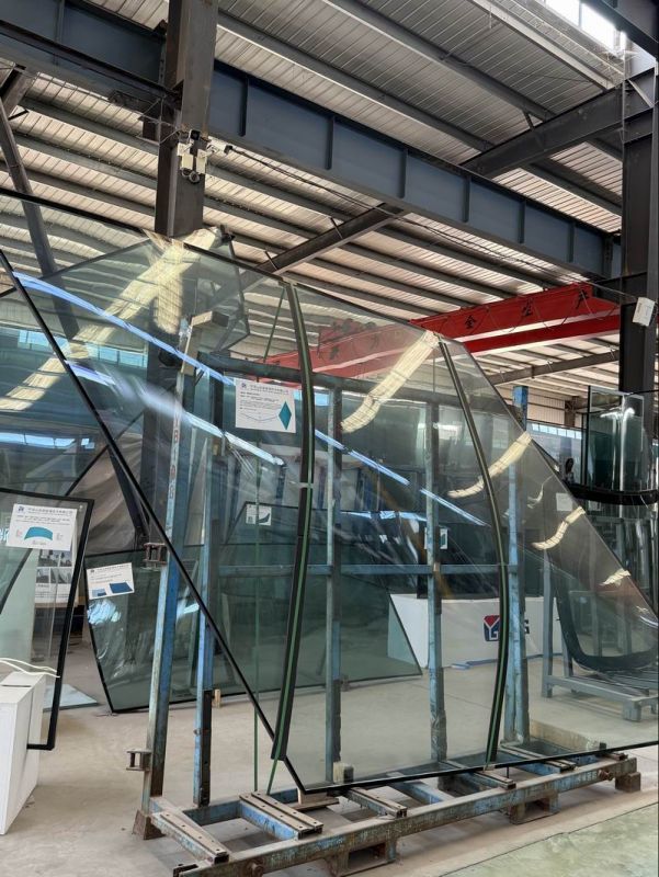 Multiple curved tempered glass