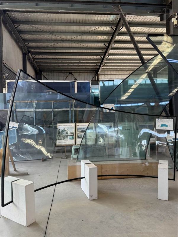 Multiple curved tempered glass